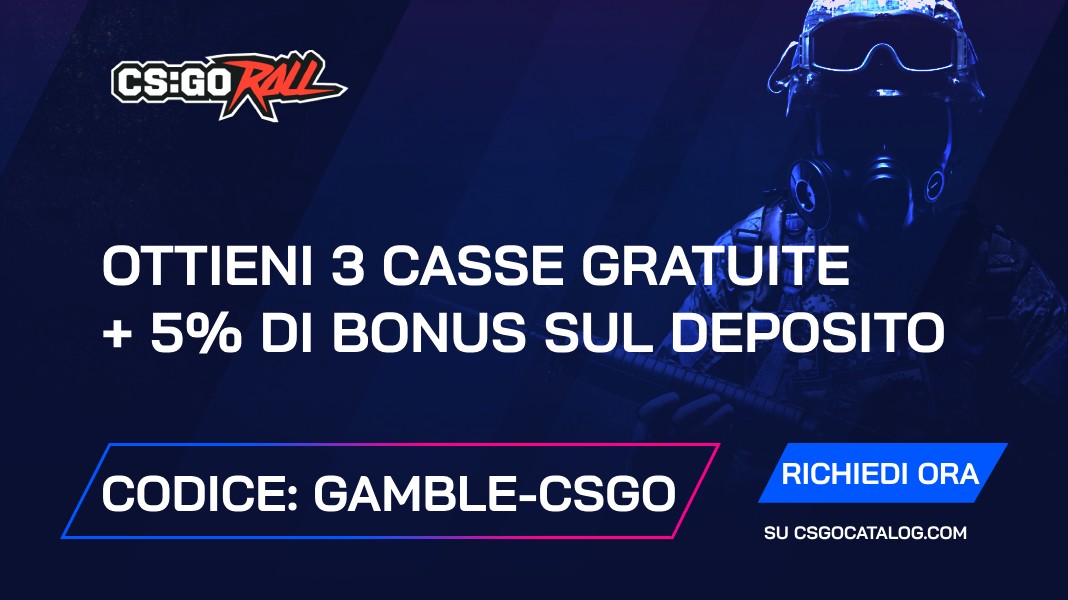 Codici Promozionali CSGORoll: Usa “gamble-csgo” e ottieni 3 casse gratuite