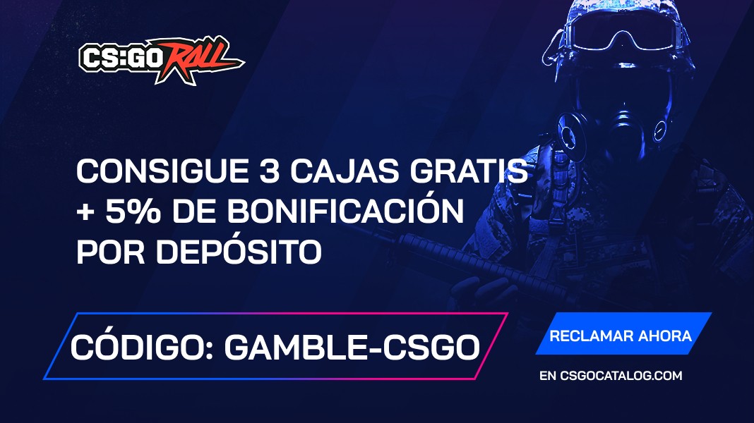 CSGORoll Códigos Promocionales: Usa “gamble-csgo” y consigue 3 cajas gratis