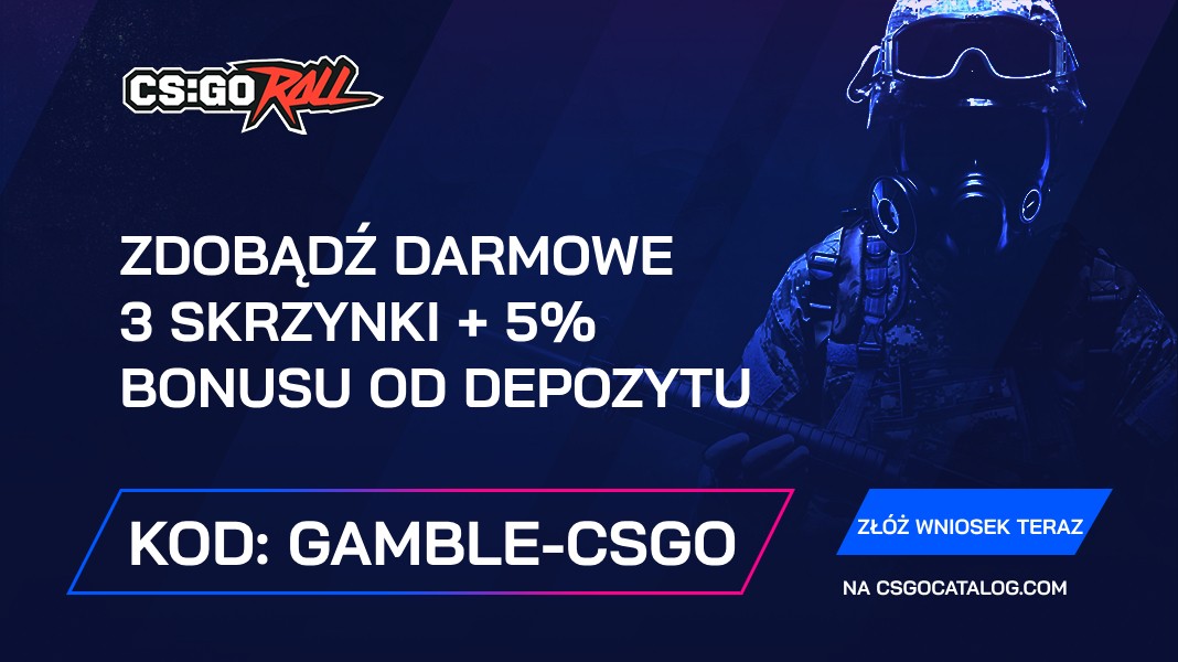 Kody promocyjne CSGORoll: Użyj “gamble-csgo” i zdobądź 3 darmowe etui