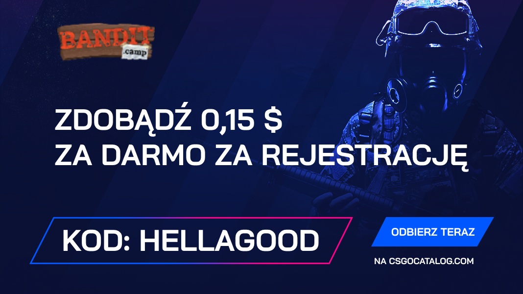 Kody promocyjne Bandit.Camp: Użyj “hellagood” i otrzymaj darmowe 0.15$