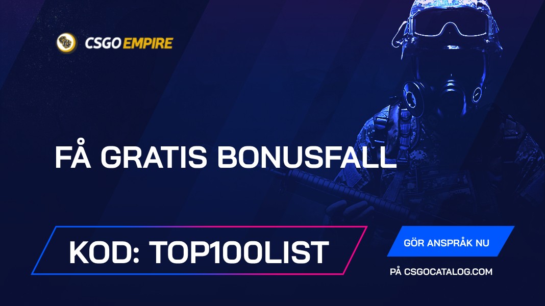 CSGOEmpire Kampanjkoder i 2024: Använd “top100list” och få gratis mynt