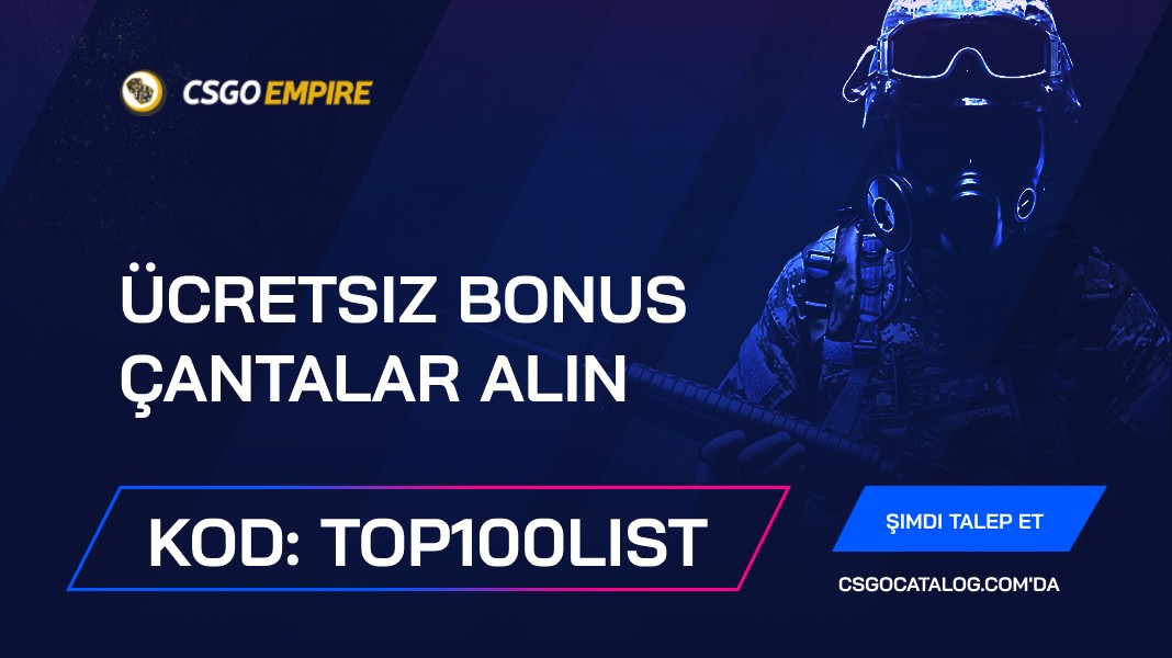 CSGOEmpire Promosyon Kodları 2024 içinde: “top100list” Kullanın ve Ücretsiz Para Kazanın