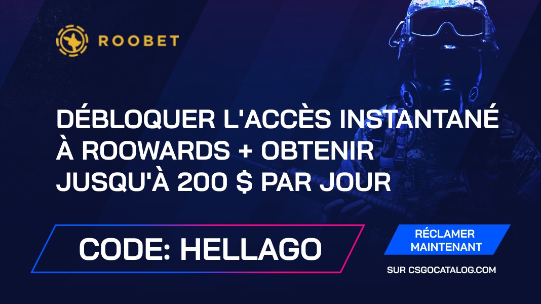 Codes promo Roobet en 2024: Utilisez “HELLAGO” et obtenez jusqu’à 200$ par jour