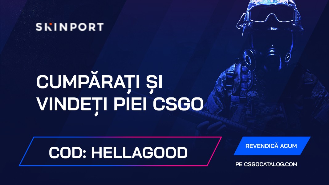 Skinport Coduri promoționale: Utilizați “HELLAGOOD” și obțineți un bonus frumos