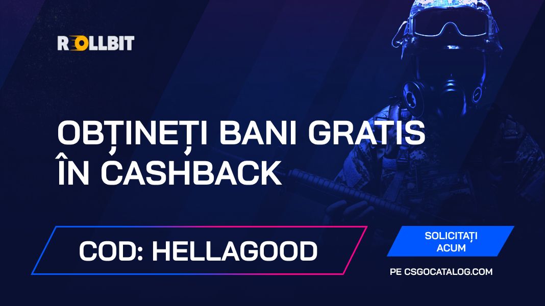 Rollbit Cod cupon: Utilizați “hellagood” și obțineți bani gratis în Cashback