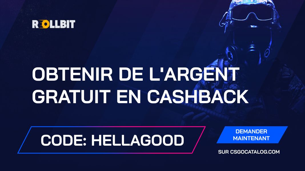 Code promo Rollbit : Utilisez “hellagood” et obtenez de l’argent gratuit en Cashback