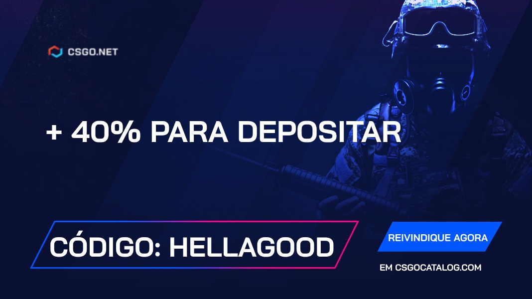 Códigos promocionais CSGO.Net com revisão completa em Novembro 2024