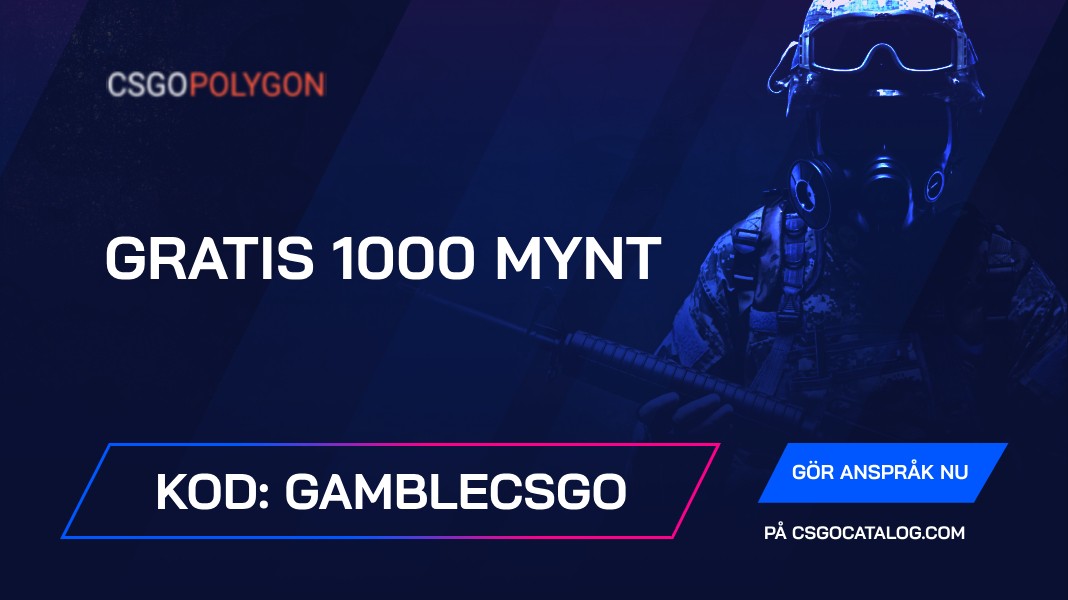 CSGOPolygon Kampanjkod 2024: Använd ”GAMBLECSGO” & få 1000 gratis mynt