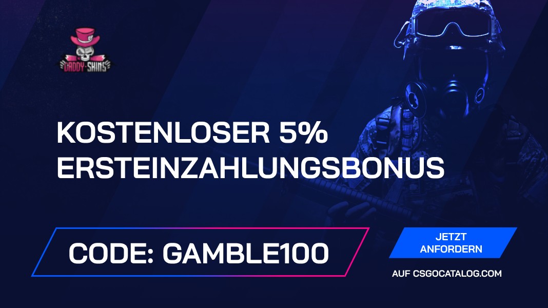 DaddySkins Promo Code: Verwenden Sie “gamble100” und erhalten Sie +8% für einen Ersteinzahlungsbonus