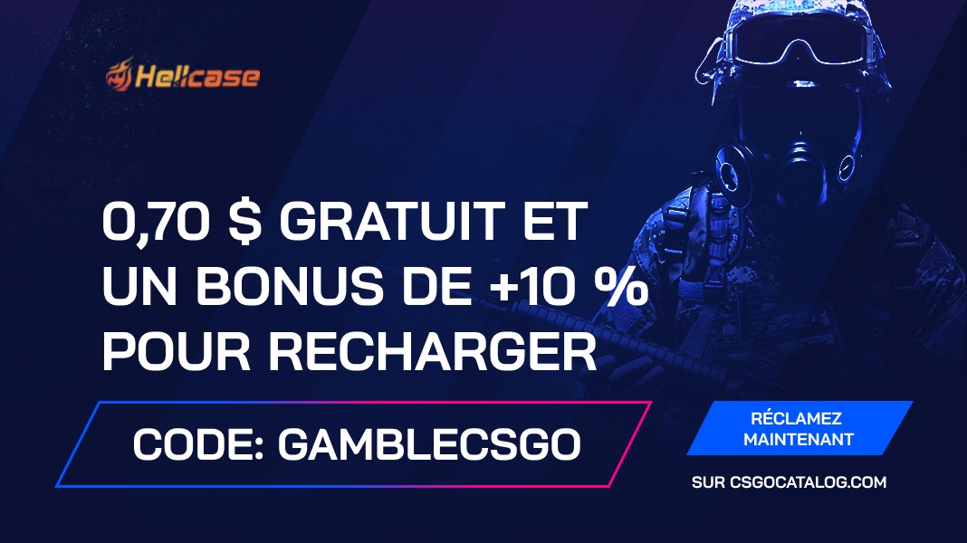 Codes promotionnels Hellcase avec examen complet dans Novembre 2024