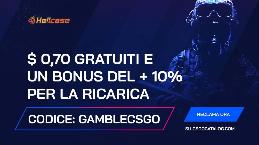 Codici promozionali Hellcase con recensione completa in Novembre 2024