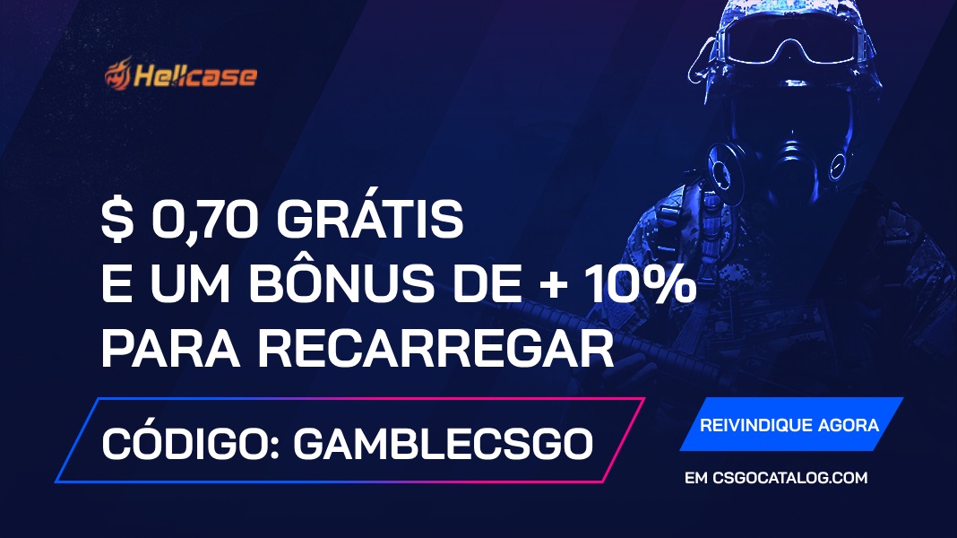 Códigos promocionais Hellcase com revisão completa em Outubro 2024