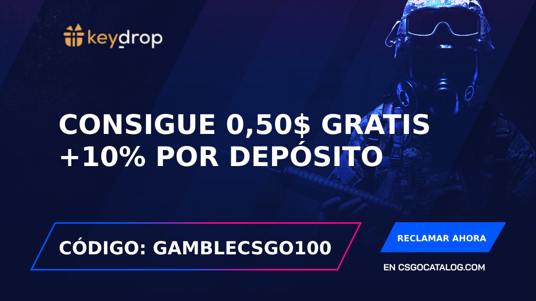 Códigos promocionales de Key-Drop: Utilice «Gamblecsgo100» y obtenga 0,5 $ gratis