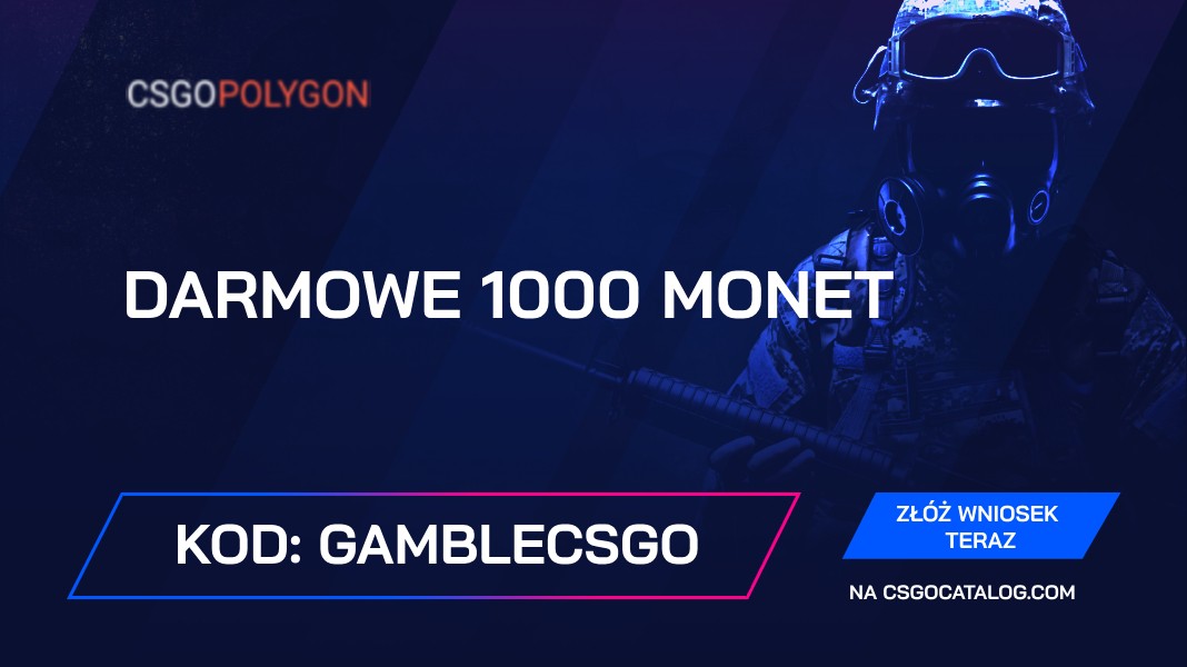 Kod promocyjny CSGOPolygon 2024: Użyj „GAMBLECSGO” & Zdobądź 1000 Darmowych Monet