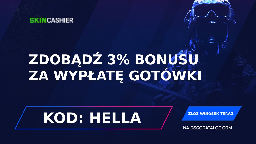 Kody promocyjne Skincashier: Użyj “HELLA” i zdobądź bonus