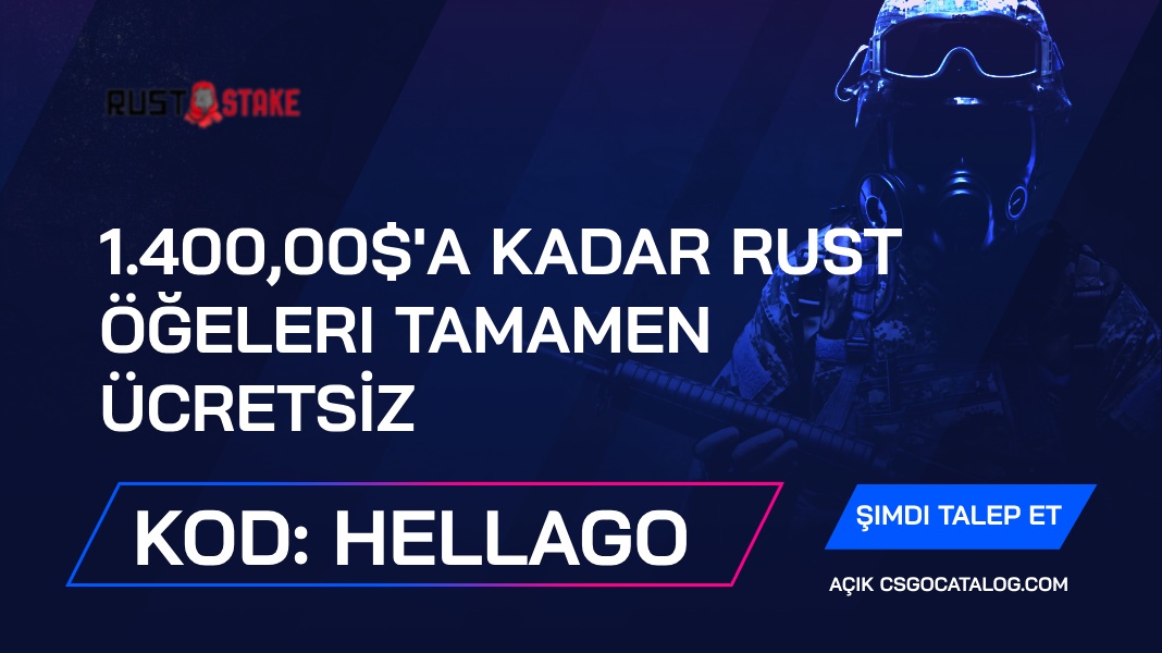 Tam incelemeyle Ruststake Promosyon Kodları Kasım 2024