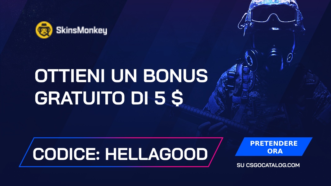 Codici promozionali SkinsMonkey con recensione completa in Novembre 2024