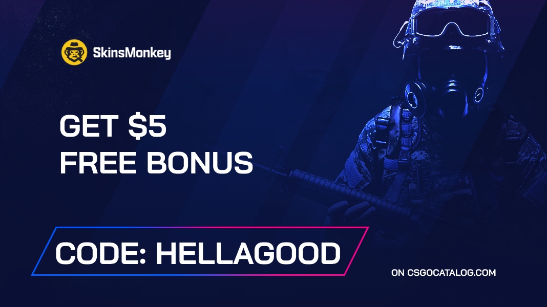 SkinsMonkey Promo Codes 2024: Use “Hella” and Get 5$ Free Bonus