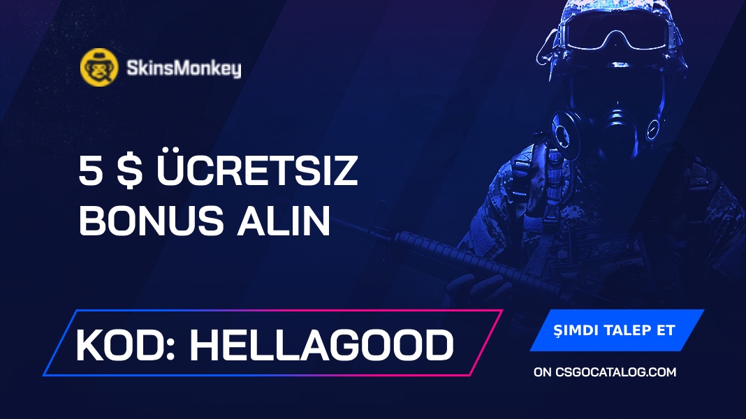 Tam inceleme ile SkinsMonkey Promosyon Kodları Kasım 2024