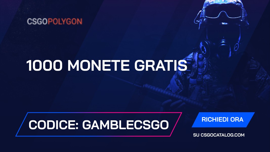 Codice promozionale CSGOPolygon 2024: Usa “GAMBLECSGO” e ottieni 1000 monete gratis