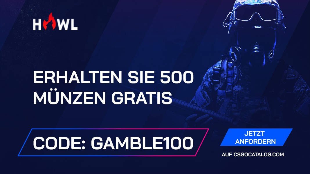 Howl.gg Promo Codes: Verwenden Sie “Gamble100” und erhalten Sie kostenlose 500 Münzen