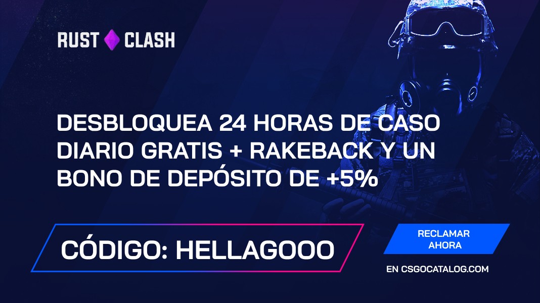 Código promocional RustClash: Utiliza «HELLAGOOO» y desbloquea la caja gratuita diaria