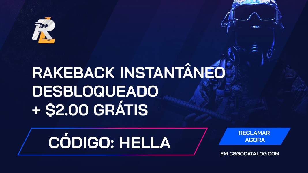 Código promocional Rustyloot: Use “HELLA” e ganhe 2$ de graça