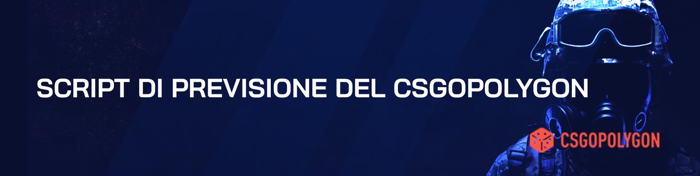 Script di previsione del Csgopolygon