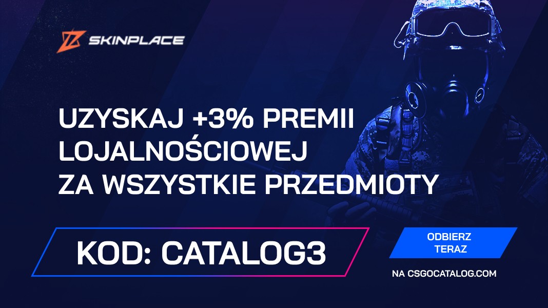 Skin.place kod promocyjny: Użyj “Catalog3” i otrzymaj +3% BONU LOJALNOŚCIOWEGO