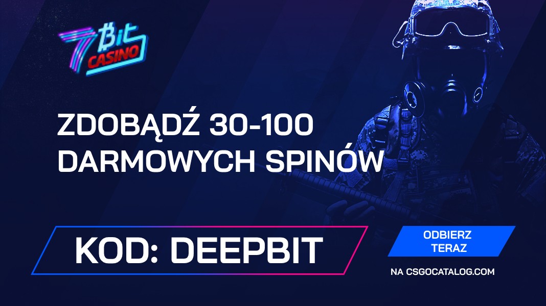 7BitCasino kod promocyjny 2024: Użyj „DEEPBIT” na 30 – 100 darmowych spinów