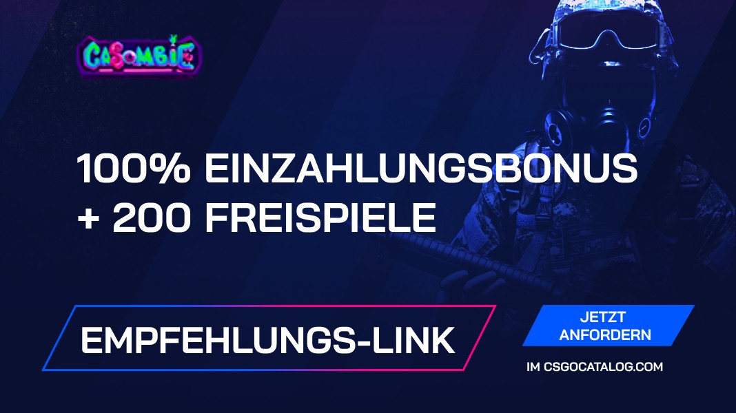 Casombie Casino Bonus 2024: Empfehlungslink verwenden und 100% Einzahlungsbonus + 200 Freispiele erhalten