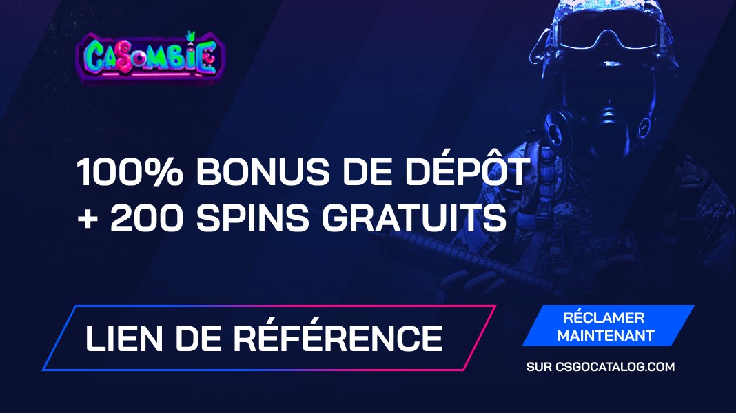 Casombie Casino Bonus 2024: Utilisez le lien de parrainage et obtenez 100% de bonus de dépôt + 200 tours gratuits