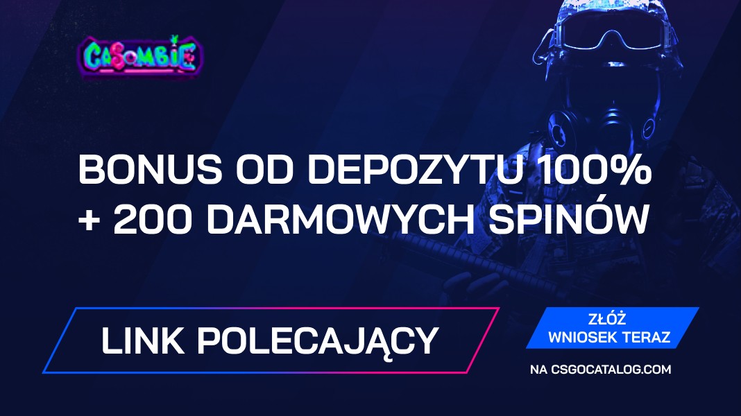 Casombie Casino Bonus 2024: Użyj linku polecającego i zdobądź 100% bonusu od depozytu + 200 darmowych spinów