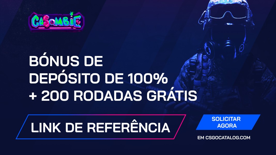 Bónus do Casino Casombie 2024: Use o link de referência e receba 100% de bónus de depósito + 200 rodadas grátis