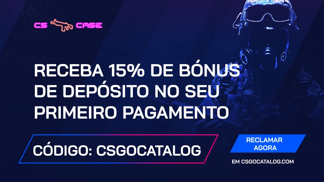 Código de bónus CSCase 2024: Utilize “CSGOCATALOG” e + 15% de bónus de depósito