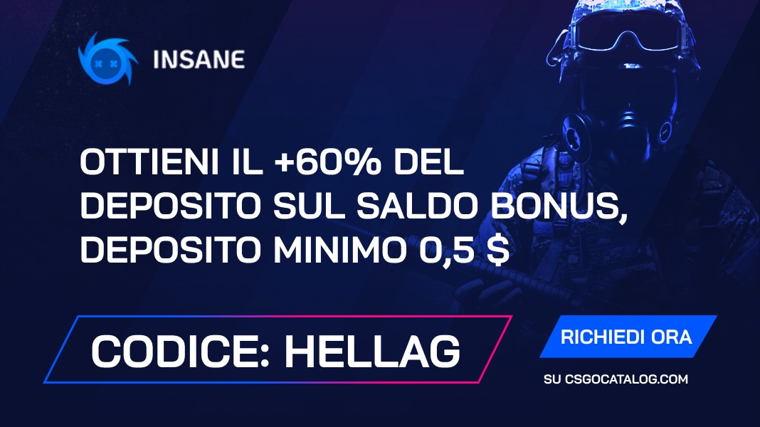 Insane.GG Codice Promozionale Recensione in 2024: Usa “Hellag” e ottieni +60% di bonus sul deposito