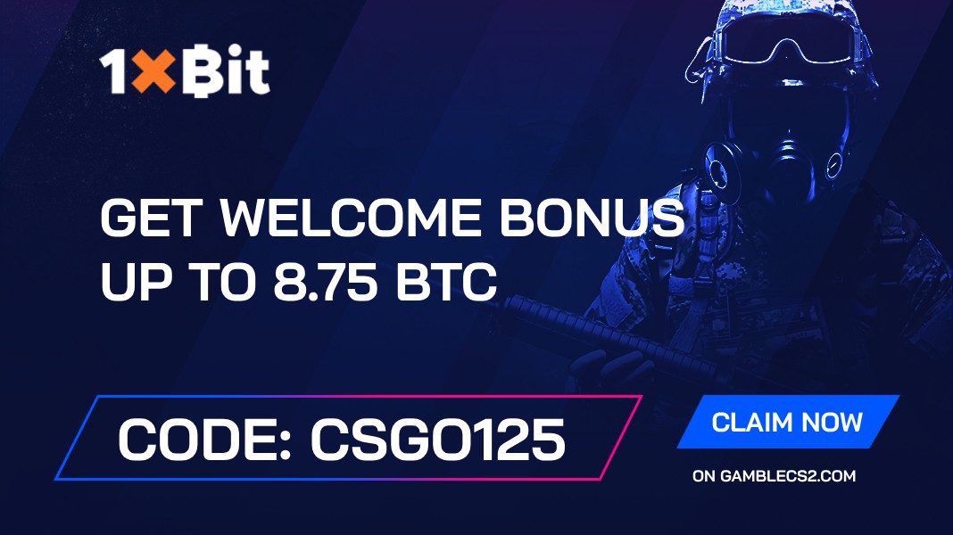 1xBit Promo Code “CSGO125” on Gamblecs2.com in 2024