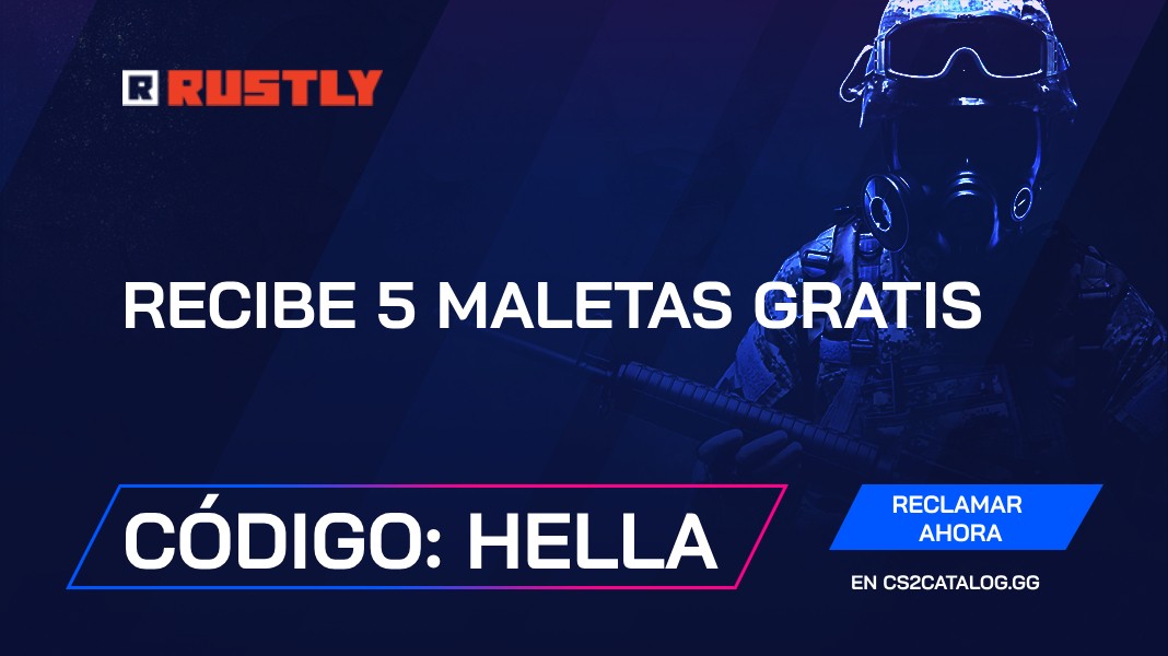 Código promocional Rustly 2024: Usa «Hella» y consigue 5 cajas gratis