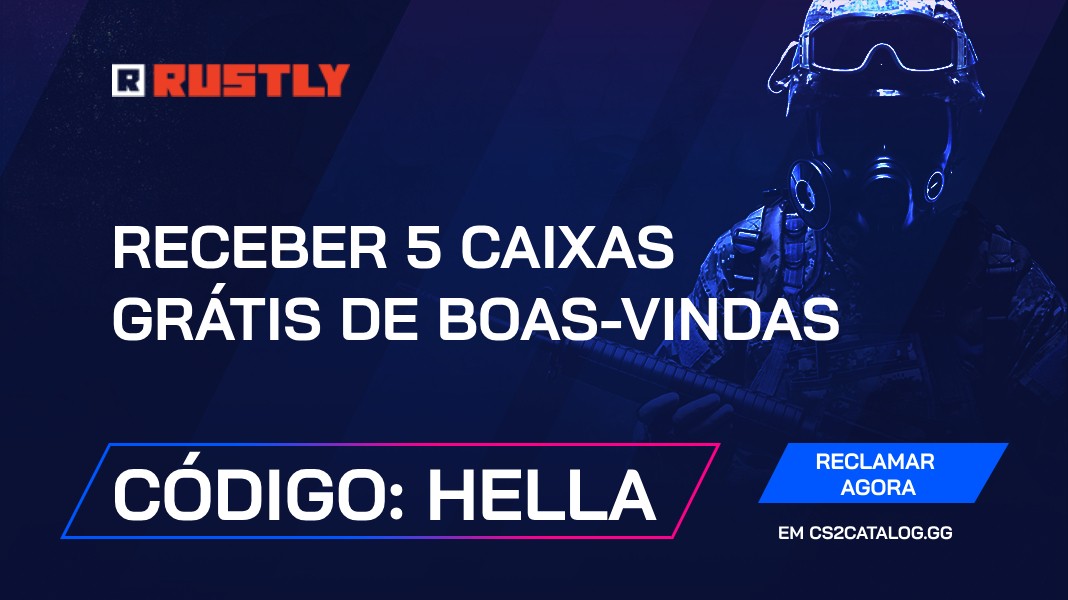 Código promocional Rustly 2024: Use “Hella” e ganhe 5 caixas grátis