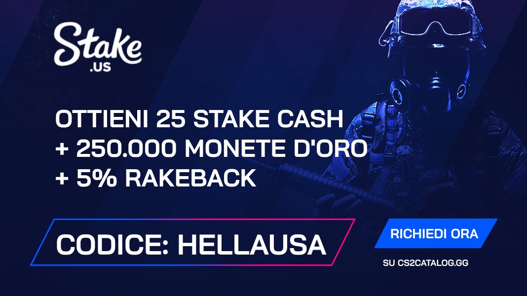 Codici di riferimento Stake.US 2024: Usa “HellaUSA” e ottieni 25 Stake Cash + 250.000 monete d’oro + 5% di rakeback